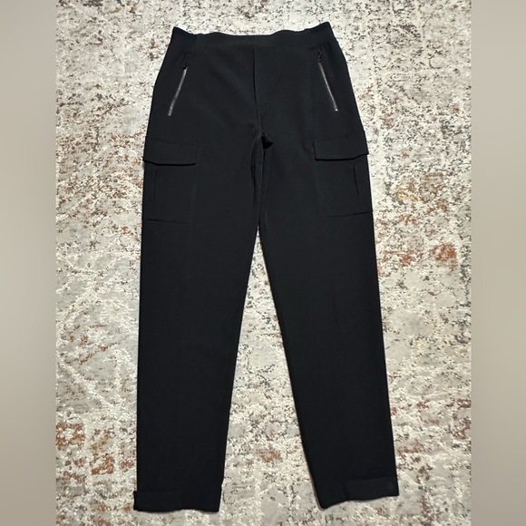 ATHLETA Endless High Rise Cargo Ankle Pant size 12 tall black - Picture 12 of 12